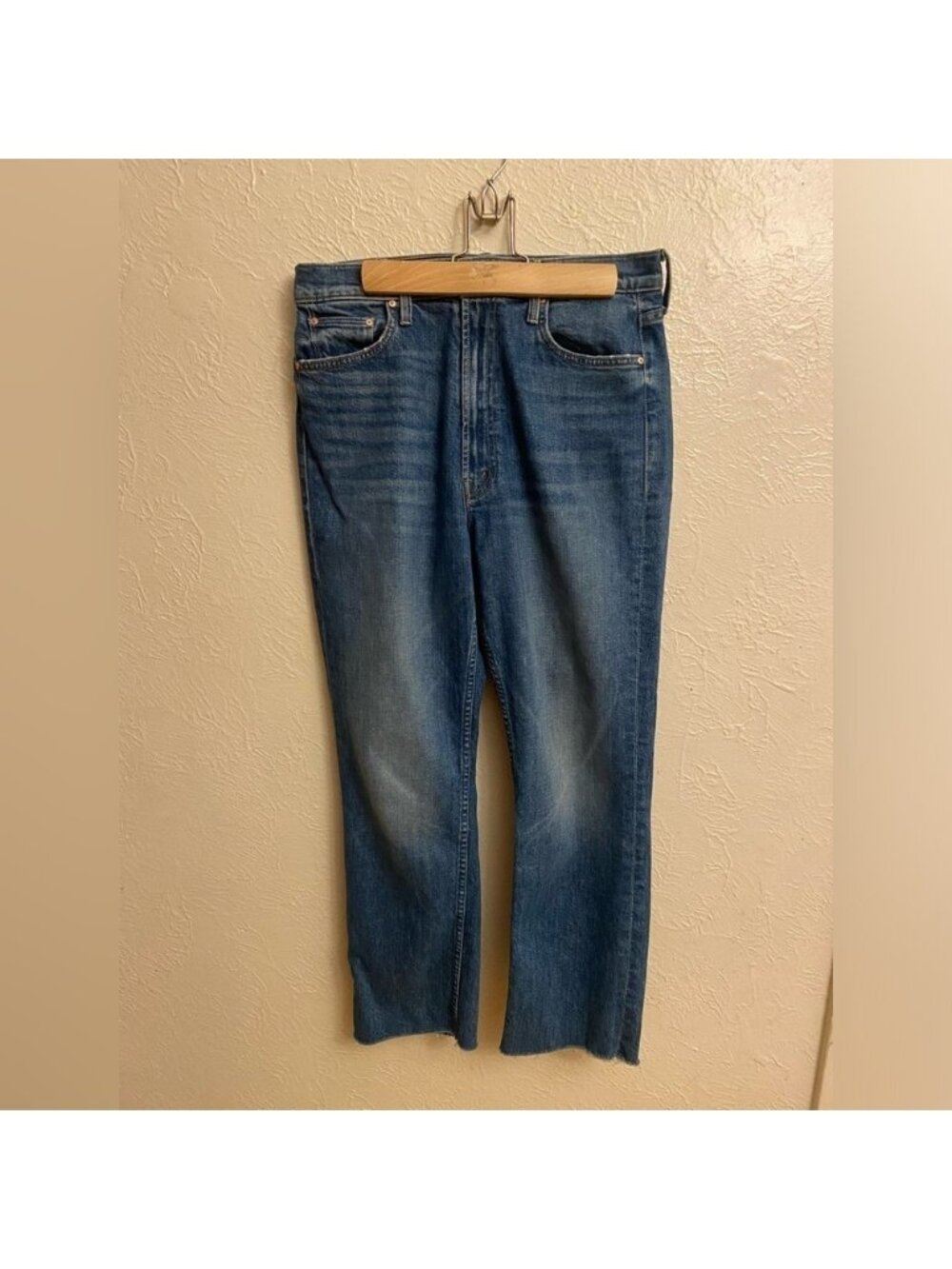 Mother high waisted rider skims cowboy donโt cry jeans